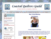 Tablet Screenshot of coastalquilters.org